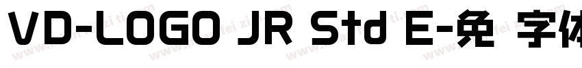 VD-LOGO JR Std E字体转换